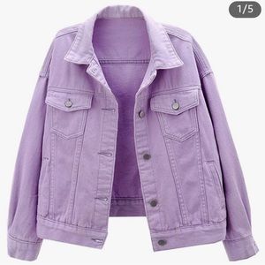 Purple Denim Jacket